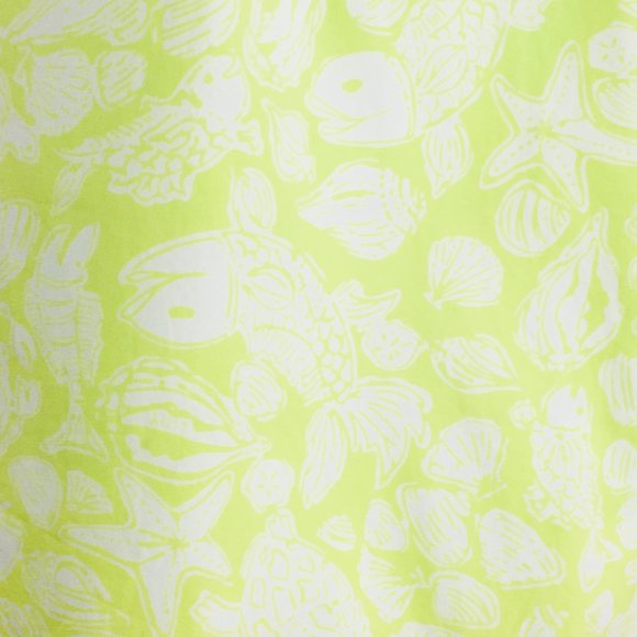 Lilly Pulitzer Sea Life sheath dress neon lime 6 - Picture 2 of 4